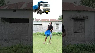 May 9,2023 Truck, dumper,tata ace,tuk tuk, rikshaw catching - funny magic video