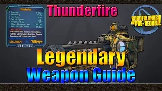 Borderlands The Pre Sequel | UVHM Legendary Weapon Guide | The Thunderfire Laser