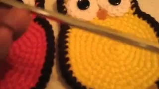 Crocheted Owl Coasters!