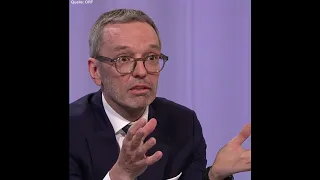 Herbert Kickl in der Pressestunde: "Embargo und andere Sanktionen werden den Krieg nicht beenden!"