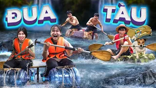 𝐓𝐨𝐧𝐲 | Đua Tàu Làm Từ Rác Thải 🛶 Hải Tặc Cùi Bắp