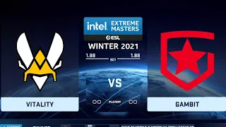 🔴  [ RU ] Gambit vs Vitality  | IEM Winter 2021