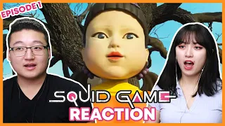 RED LIGHT, GREEN LIGHT | Squid Game 오징어 게임 Episode 1 Couples Reaction