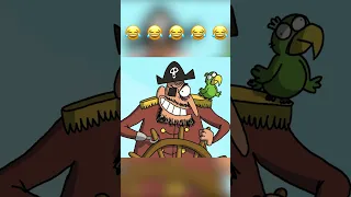 How a pirate loses his LAST Eye 😱 by #cartoonbox #shorts