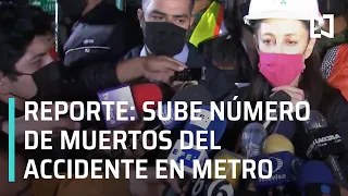 Sube el número de muertos en el accidente del metro Olivos en CDMX - En Punto