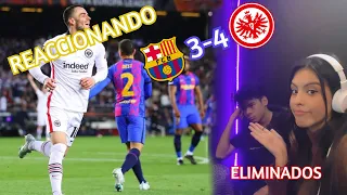 REACCIONES DE UN HINCHA Barcelona vs Eintracht Frankfurt 2-3 *VERGUENZA Y RIDÍCULO HISTÓRICO*