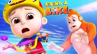 Ride A Bike Song | Demu Gola Nursery Rhymes & Kids Songs | Cartoon Animation