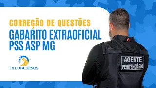 Correção de Questões - Gabarito Extraoficial PSS ASP MG