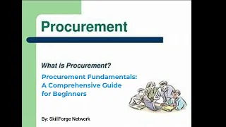 What is procurement - Part-1