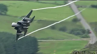 Great Sound!!  USAF & RAF Jets in the Mach Loop