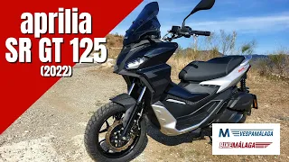 aprilia SR GT 125 (2022) | Probefahrt, Walkaround, Soundcheck, 0 auf 100 km/h (DEUTSCH) | VLOG 298