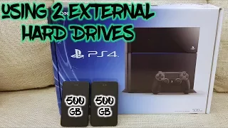 HOW TO USE 2 EXTERNAL HARD DRIVES ON PS4/PS4 SLIM/PS4 PRO | DOES IT WORK???