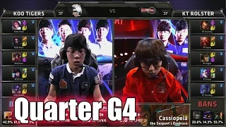 KT Rolster vs KOO Tigers | Game 4 Quarter Finals LoL S5 World Championship 2015 | KT vs KOO G4