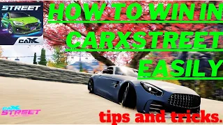 CARXSTREET| how to win race in carxstreet easily|tips and tricks|elite race