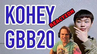 Kohey Reaction | GBB20 - World League | Solo Wildcard // Guitarist Reacts