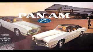 Pan Am's 747 + Ford Thunderbird 1970 Commercial