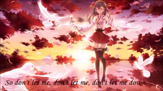 [Nightcore] Don't Let Me Down