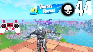 44 Elimination Solo Squads Gameplay "Building Only" Wins (Fortnite Chapter 3 S4)