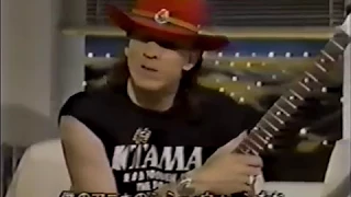 Stevie Ray Vaughan - 1985 MTV Japan Interview + Jam