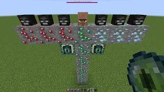 what if you create a VILLAGER WITHER BOSS in MINECRAFT