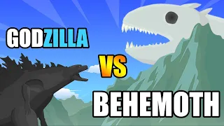 Godzilla vs Behemoth | Godzilla vs Trevor Giants | Kaiju Animation