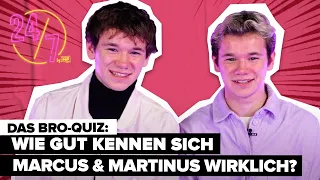 Das große Bro-Quiz: Wie gut kennen sich 𝙈𝙖𝙧𝙘𝙪𝙨 & 𝙈𝙖𝙧𝙩𝙞𝙣𝙪𝙨 wirklich? | 24/7 TikTok Compilation