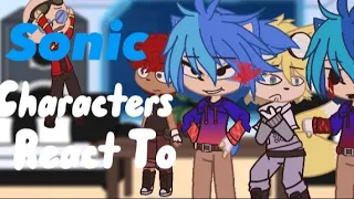 || Sonic Characters React To Speed Funk || ((FNF)) Gacha Nox