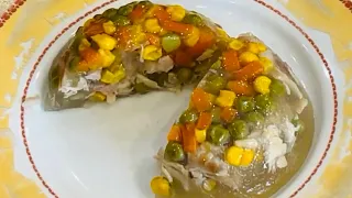 ХОЛОДЕЦ ИЗ КУРИЦЫ !!! БЫСТРО,  ПРОСТО И ВКУСНО !!!