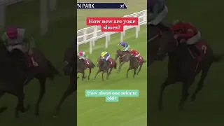 When you get your shoes changed at the start and then win the race anyway! 🙌😂 #horse #horseracing