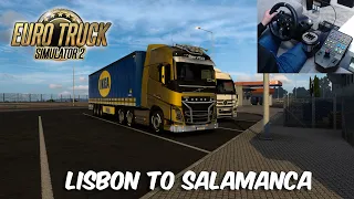 Volvo FH16 750 | Euro Truck Simulator 2 | ETS2 Gameplay in my trucking cockpit with Wheel cam