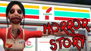 ASWANG SA 7 ELEVEN PART 1 HORROR STORY | KWENTONG NAKAKATAKOT | 7-11 TAGALOG ANIMATED  GABI NG LAGIM