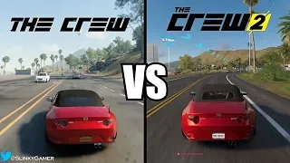 The Crew 2 vs The Crew - Graphics and Sound Comparison Gameplay