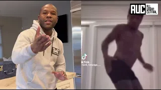 "Sugar In His Tank" Floyd Mayweather Post Zesty Vid Of Gervonta Davis After Threatening To KO Him