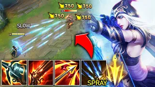 Ashe but I shoot arrows like a Mini-Gun and you die in seconds (4.00+ ATTACK SPEED)