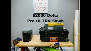 23-42 | Mobile Portable power station power source in 15 minutes | EG4 3k 48v WP 5kwh | delta ultra