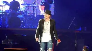 GUNS N' ROSES - Axl Rose sings Happy Birthday to Bumblefoot (Live in Zagreb, Croatia) 24.09.2010