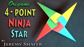 Origami 4-Point Ninja Star