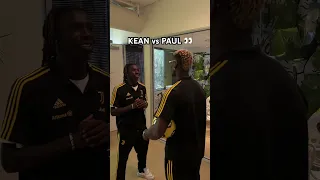 The reaction challenge 👀 Who wins? Pogba or Kean? ⚪️⚫️