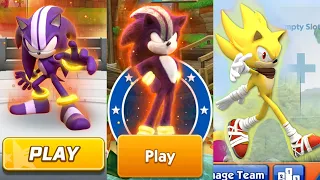 Sonic Forces vs Sonic Dash vs Sonic Dash 2 Sonic Boom - Darkspine Sonic - All Characters unlocked