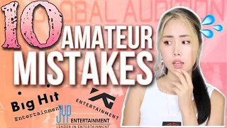 10 Mistakes KPOP Auditionees Make (Global Audition Do's and Don't)