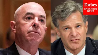 JUST IN: Wray, Mayorkas Grilled By Lawmakers In House Homeland Security Committee Hearing | PART 2