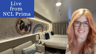 Cruise Chat 101 LIVE from Norwegian Cruise Line Prima Chat About This Brand New Ship With Cindy.