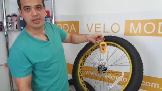 Сравнение  веса колес Фэтбайка и горного велосипеда от Velomoda