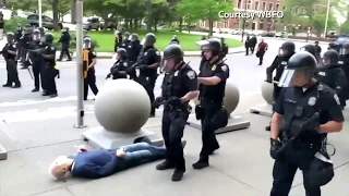 GRAPHIC CONTENT: Video shows police in Buffalo, New York, shoving 75-year-old to ground