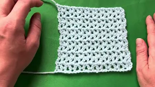 Le point V au crochet#crochet #crochetlove #knitting #handmade #faitmain #croșetat #tejer #tricot