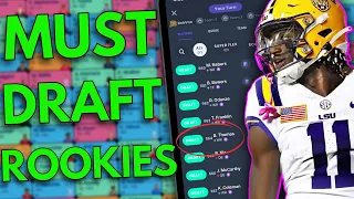 *EARLY* ROOKIES YOU CAN'T LEAVE YOUR DRAFT WITHOUT in 2024 Dynasty Fantasy Football!