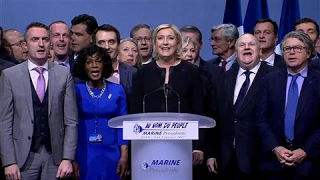 France's Le Pen Draws on Trump, Brexit in Election Bid