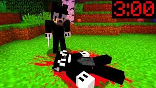 Minecraft PE: WHAT HAPPENED TO CARTOON CAT at 3:00AM