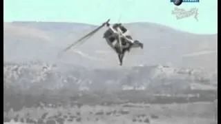 Падение вертолета при выходе из петли