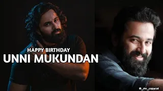 Happy birthday unni mukundan | unni mukundan birthday status | unni mukundan status | Unni mukundan